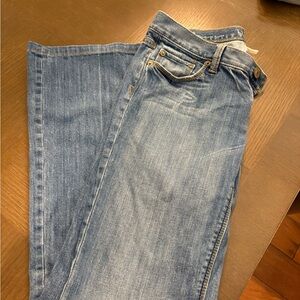 Ann Taylor Loft Modern Bootcut Blue Jeans